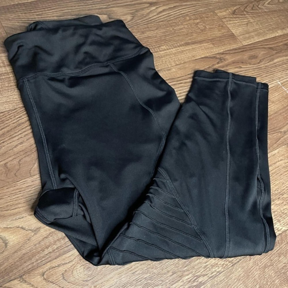 Nanette Lepore Black Moto Leggings Size‎ 2XL